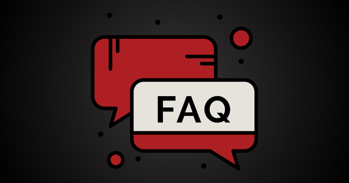 Frequently asked questions word bubble